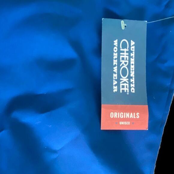 Cherokee Drawstring Cargo Scrub Pants 5X Pocket Durable Medical Dental Plus Size - Picture 3 of 7